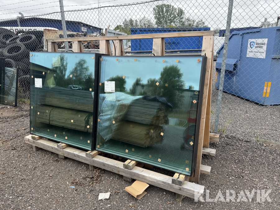 Isolerglas solskyddsfilmade Pressglass