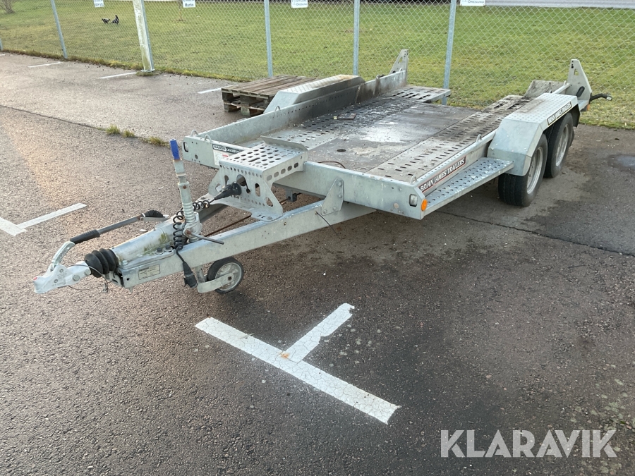 Personbilssläp Brian James Cargo Digger Plant 2 2-axl