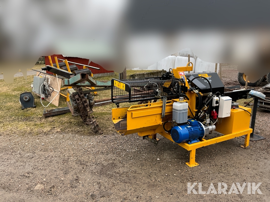 Vedmaskin Kisa Vedproffs 350 med stockbana