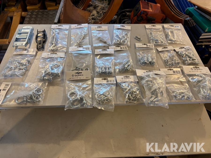 Diverse vantskruvar, Wirelås Forankra