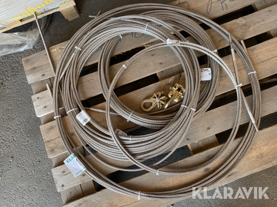 Säkerhetsvajer CWL för fallskydd