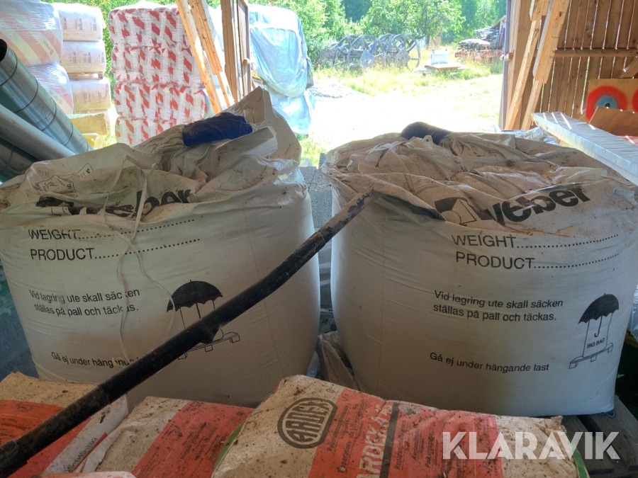 Spackel i storsäck Weber 159 6st Storbäck