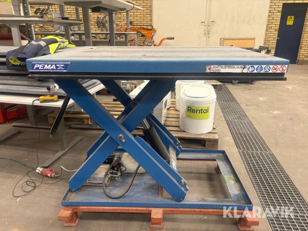 Lyftbord Pema 1000 kg