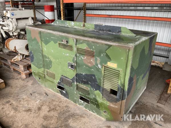 Generator/Elverk Försvarets 16kva