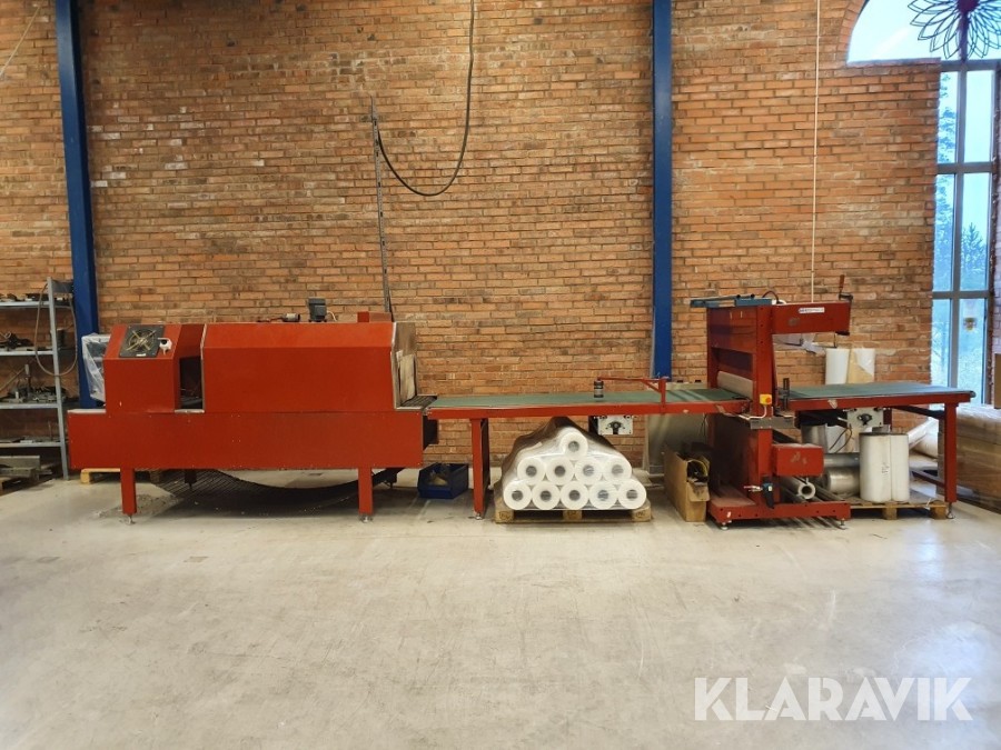 Inplastningsmaskin Krympplastlina