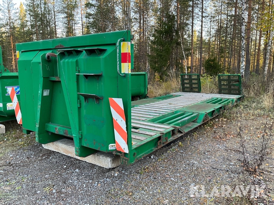 Maskinflak CMT MFL01 med hjulfickor