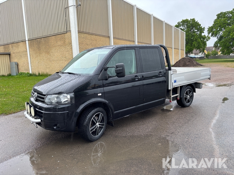 Flakbil Volkswagen Transporter dubbelhytt T30 2.0 TDI 4motion
