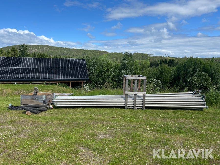 Bevattningsanläggning 1 hektar med pump