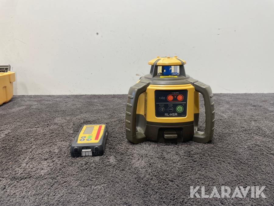 Planlaser & lasermottagare Topcon RL-H5A, LS-100D