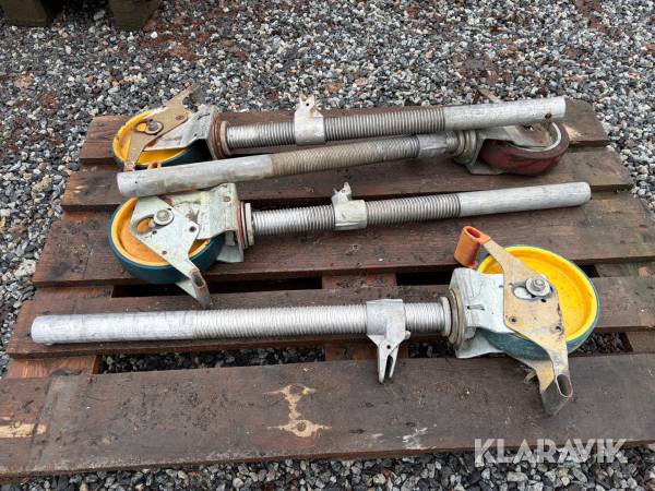 Hjul till rullställning 4 st