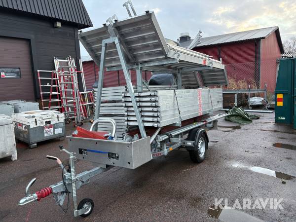 Villaställning Altrad 120m2 på släpvagn