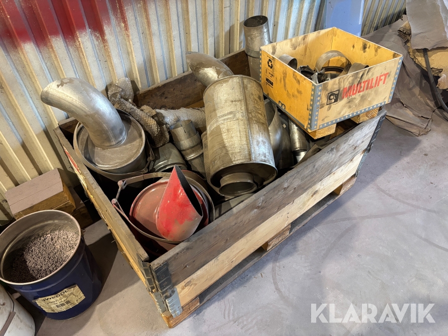 Ljuddämpare och rördelar till lastbil 1st pall