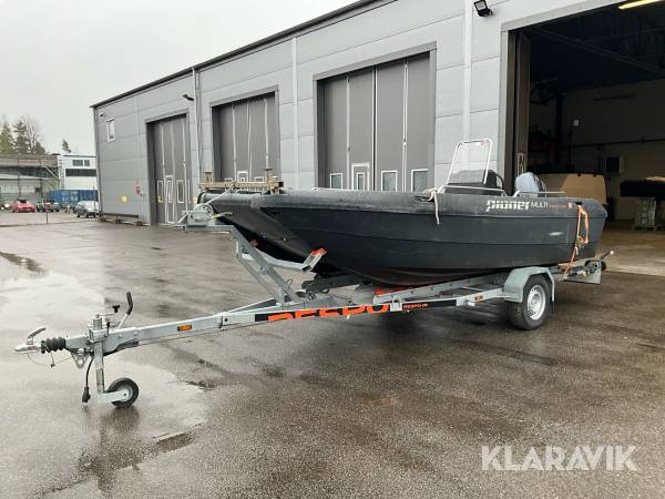 Båt med trailer Pioner Multi Dark Line Yamaha F70AET