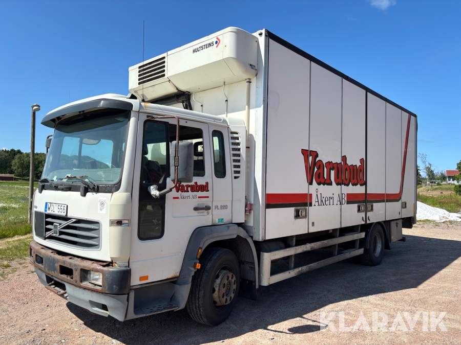 Lastbil med kyla och bakgavellyft Volvo FL 280