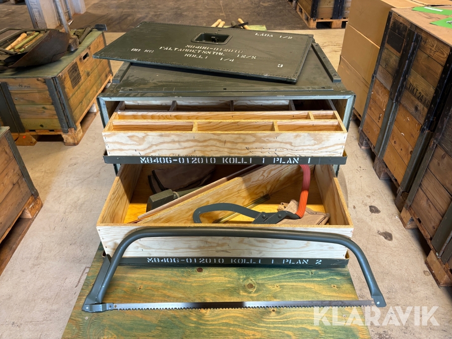 Fältarbetsmaterial Försvarsmakten 1st