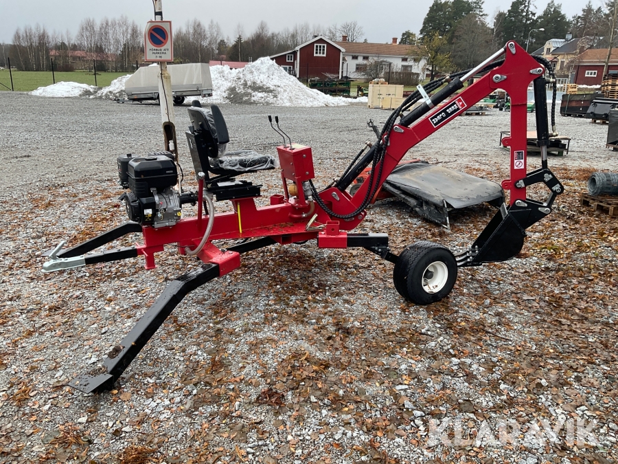 Minigrävare Backhoe LW-6 bogserbar