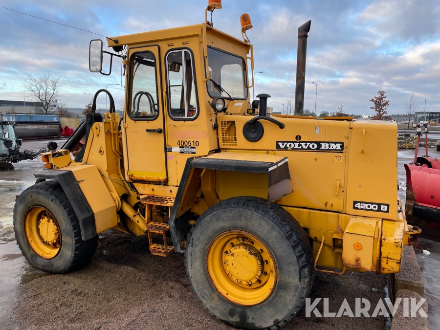 Hjullastare Volvo BM 4200B, Uppsala, Klaravik Auktioner