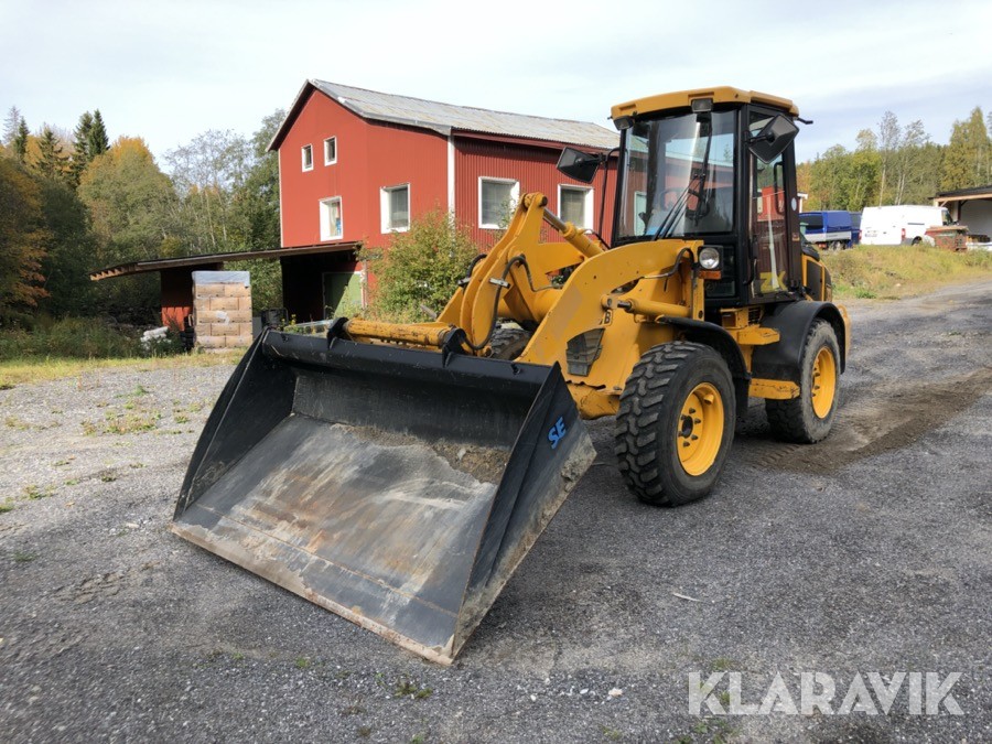 Lastmaskin JCB 407 ZX med skopa