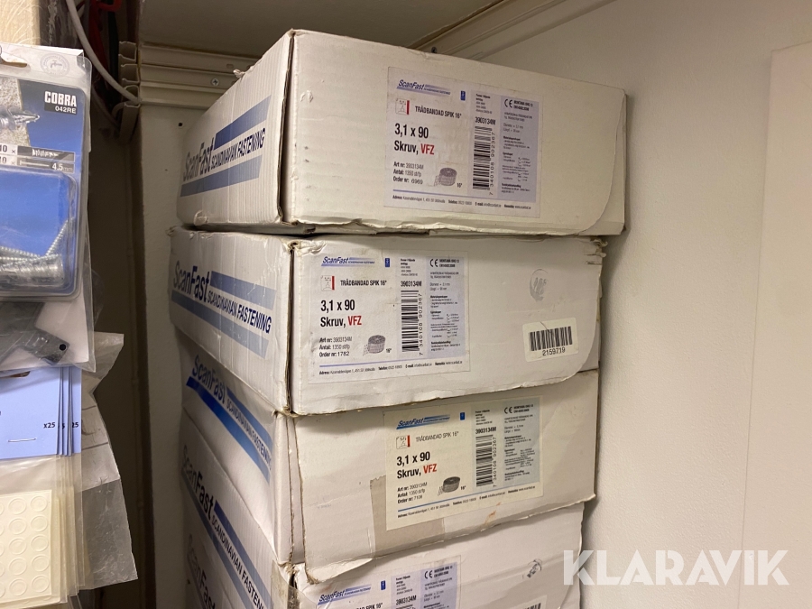 Trådbandad spik Scanfast 3,1x90 16* 1350st x 10 paket