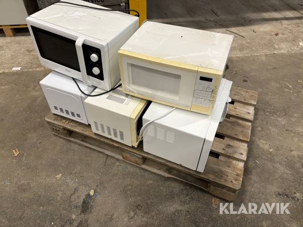 Mikrovågsugnar - 5 st