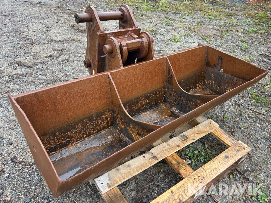 Planeringsskopa fast