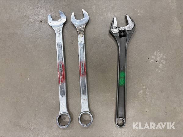 Ringnycklar + skiftnyckel