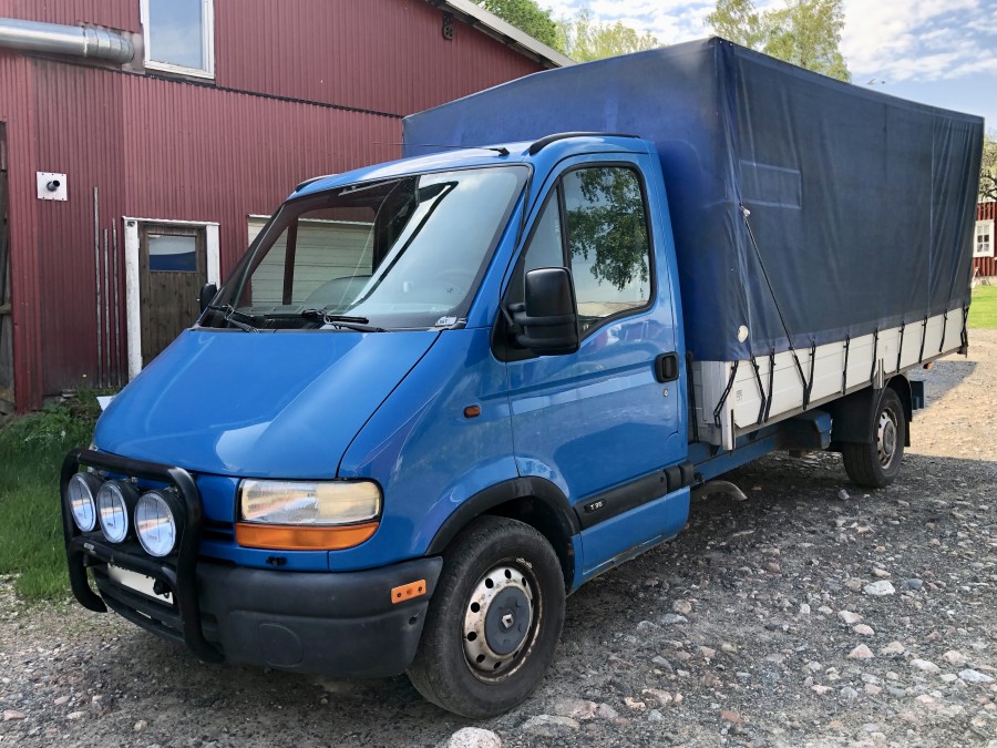 Lastbil med flak - RENAULT MASTER
