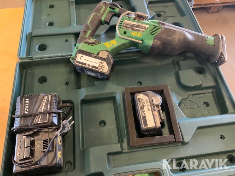 Tigersåg Hitachi CR 18DBL batteri
