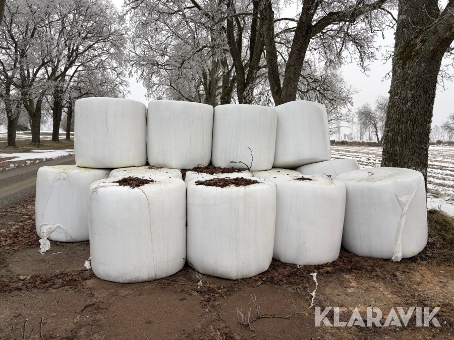 Hö inplastade balar 50st