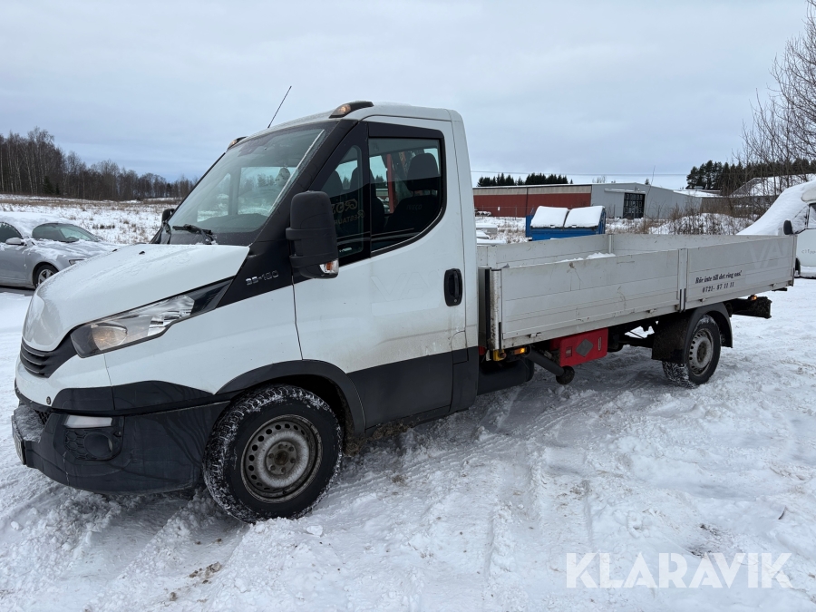 Lätt lastbil med kran Iveco Daily 35-160 - Palfinger kran