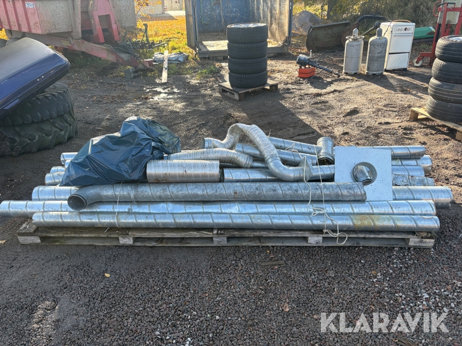 Diverse rör och kopplingar