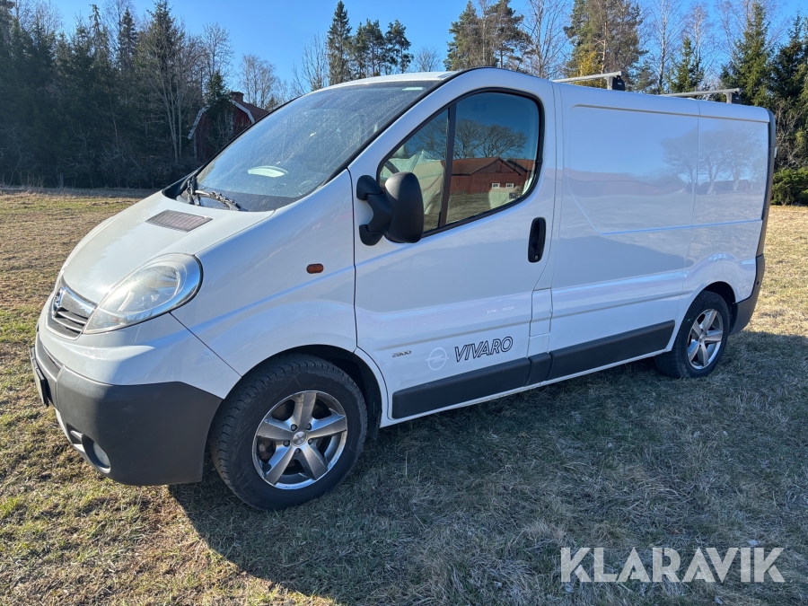 Skåpbil Opel Vivaro CDTi med verkstadsinredning