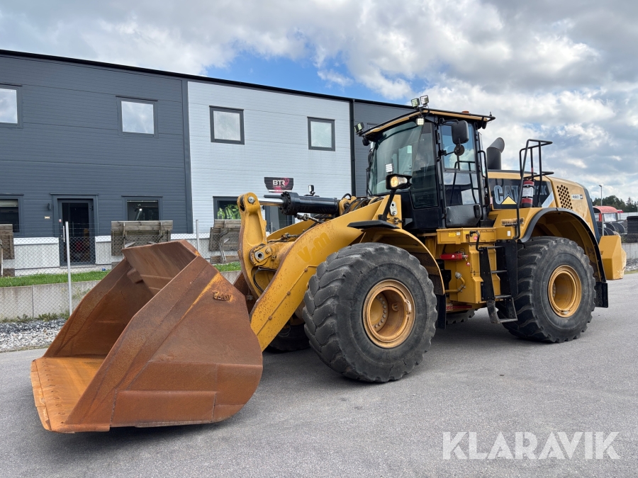 Hjullastare CAT 972K med fast skopa