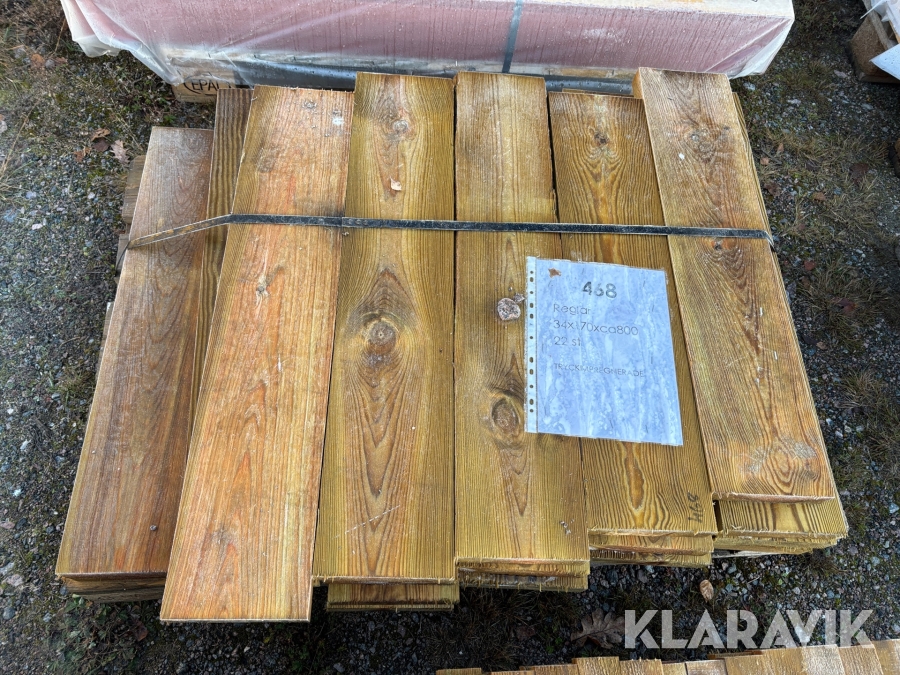 Reglar tryckimpregnerade 34x170 22st