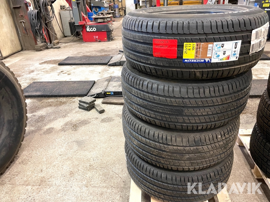 Sommardäck Michelin 255 55 R17, Sunne, Klaravik auktioner