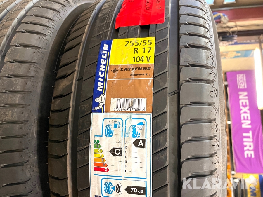 Sommardäck Michelin 255 55 R17, Sunne, Klaravik auktioner