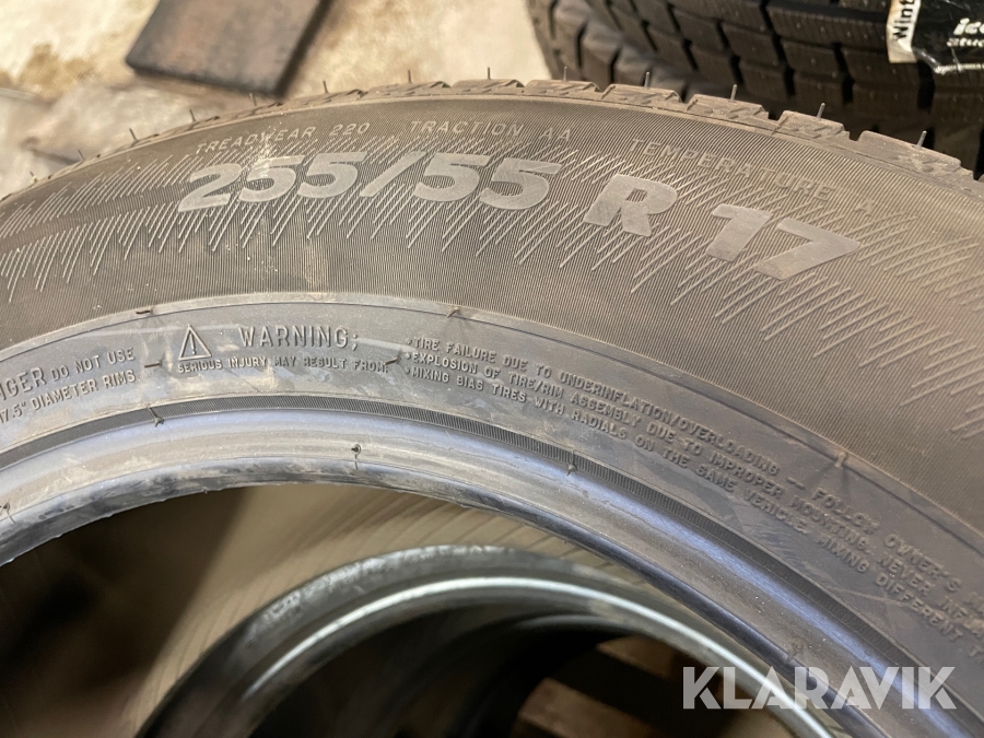 Sommardäck Michelin 255 55 R17, Sunne, Klaravik auktioner