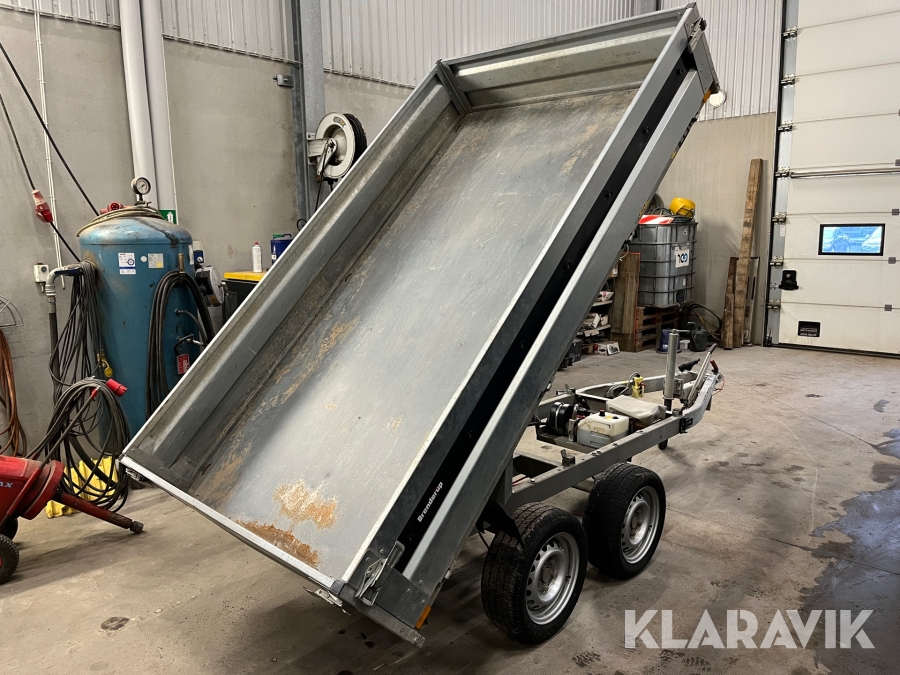 Släpkärra med tipp Brenderup