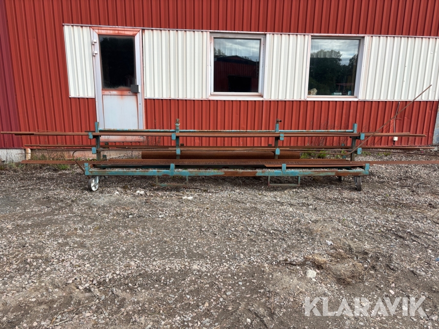 Materialvagn svängbara hjul