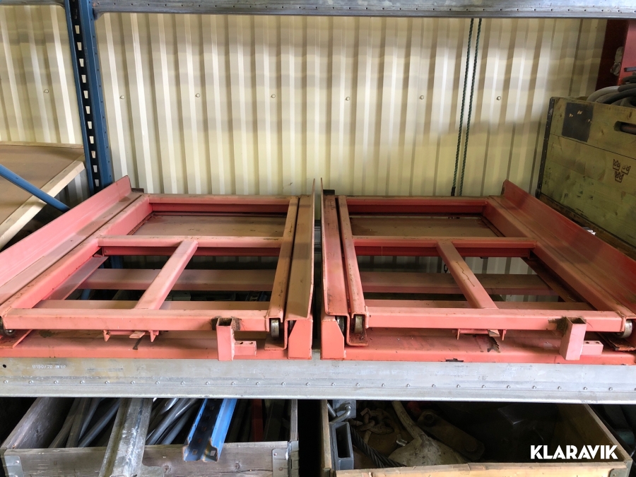 Utdragsenheter för pallställ