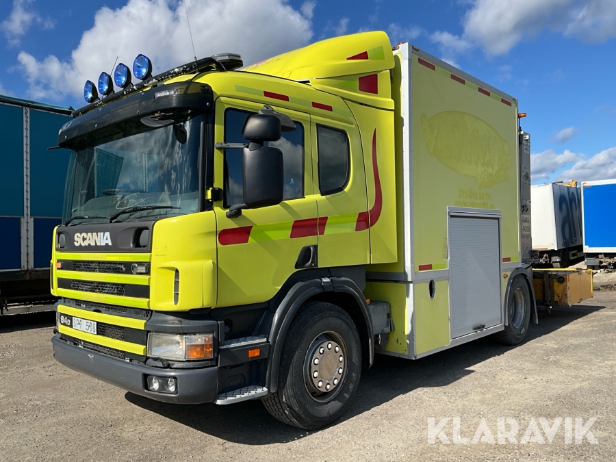 TMA-bil / lastbil Scania P94DB4X2