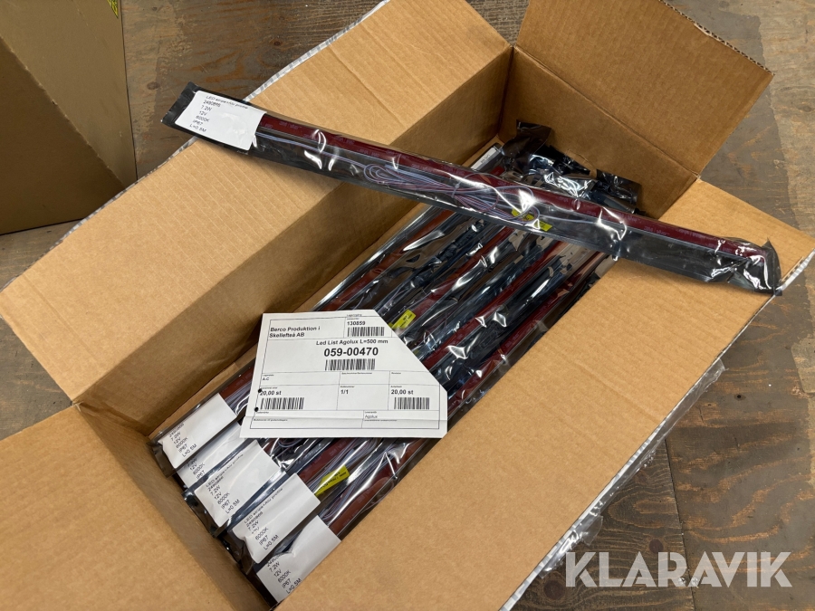 LED-list Agolux 7,2W 6000K.  20st