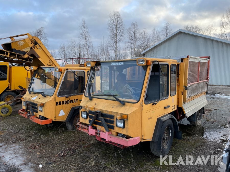 Redskapsbärare Broddway SR750 3 stycken med redskap
