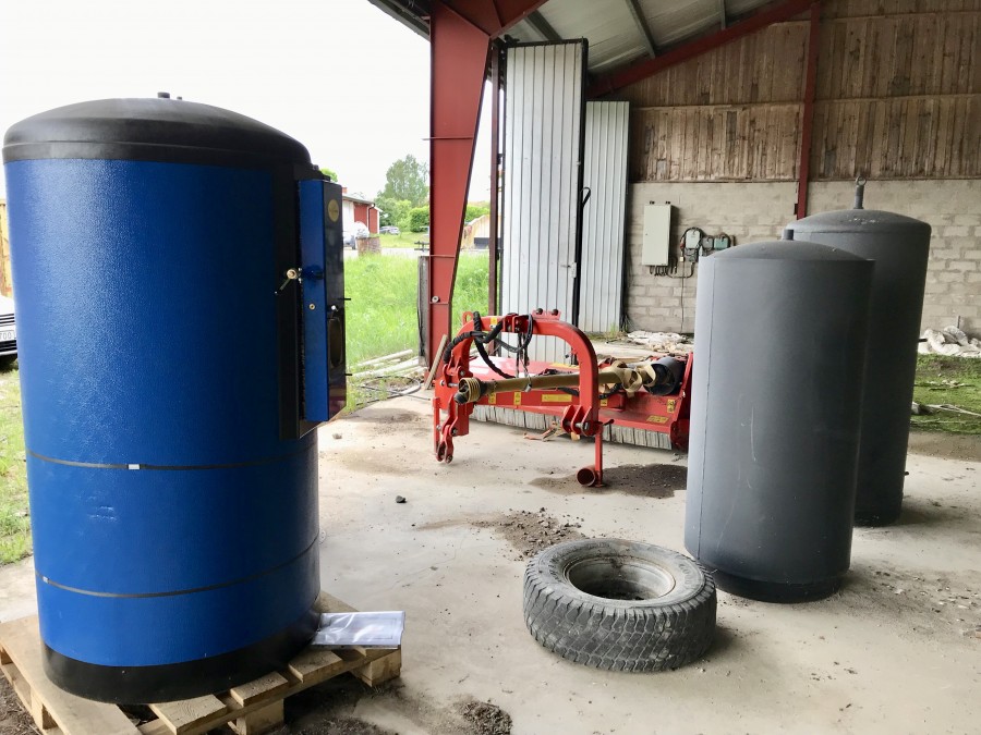 Bio-Sol kombipanna med ackumulatortank Ny