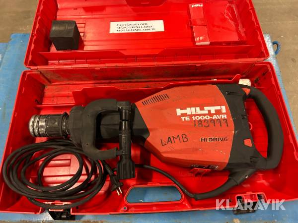 Mejsel och bilningshammare Hilti TE 1000 AVR