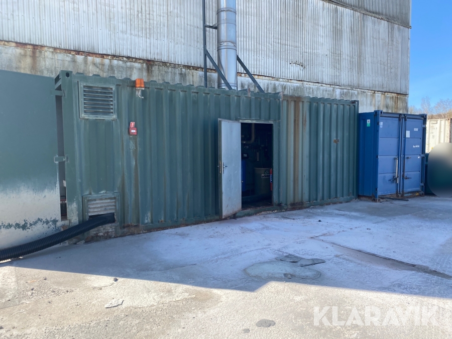 Ångpanna/ Varmvattenpanna i container WE-HO / Viessmann ND 1250