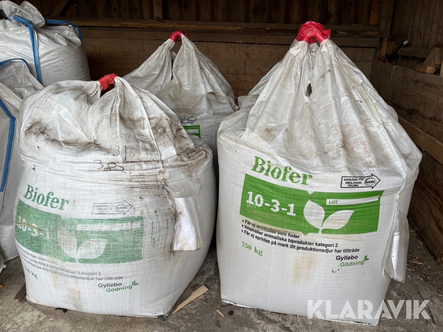 Gödning Biofer 10-3-1 4 st säckar