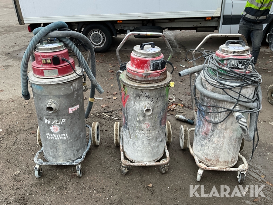 Stoftavskiljare Pullman Ermator 3st