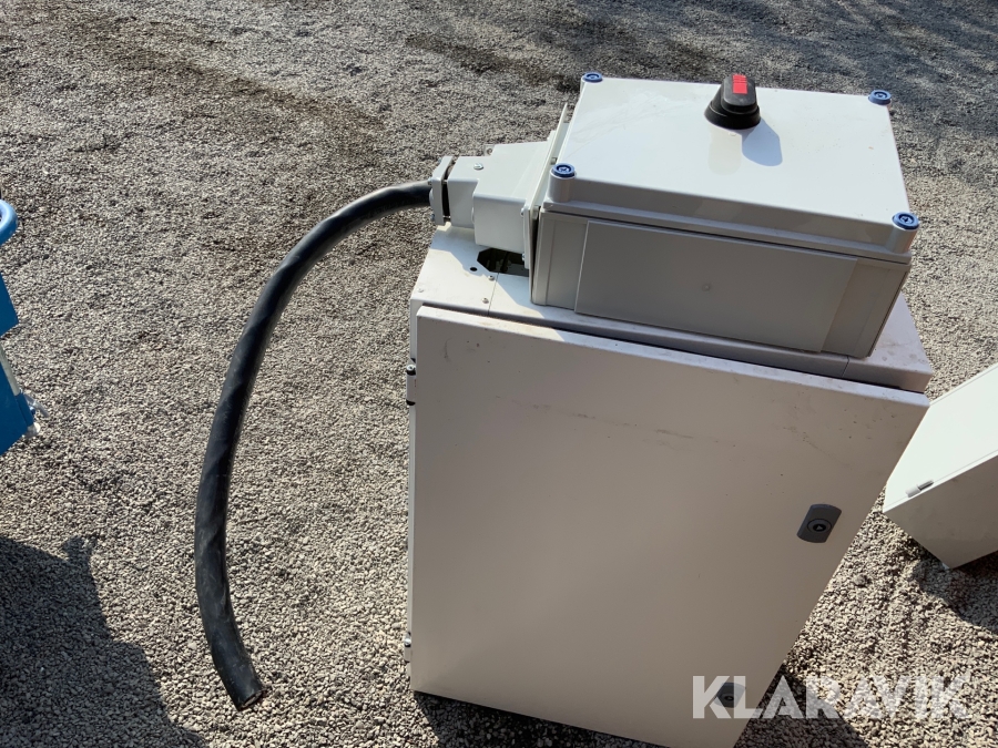 Kabelskåp och brytare Garo