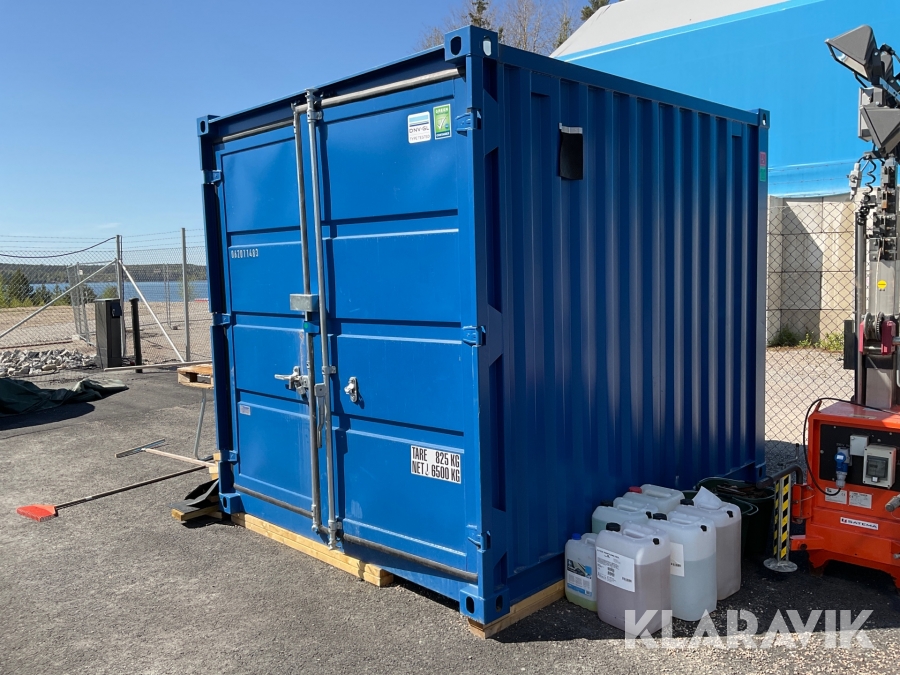 Verktygscontainer Containex 10 fot isolerad